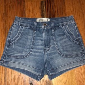 Abercrombie jean shorts